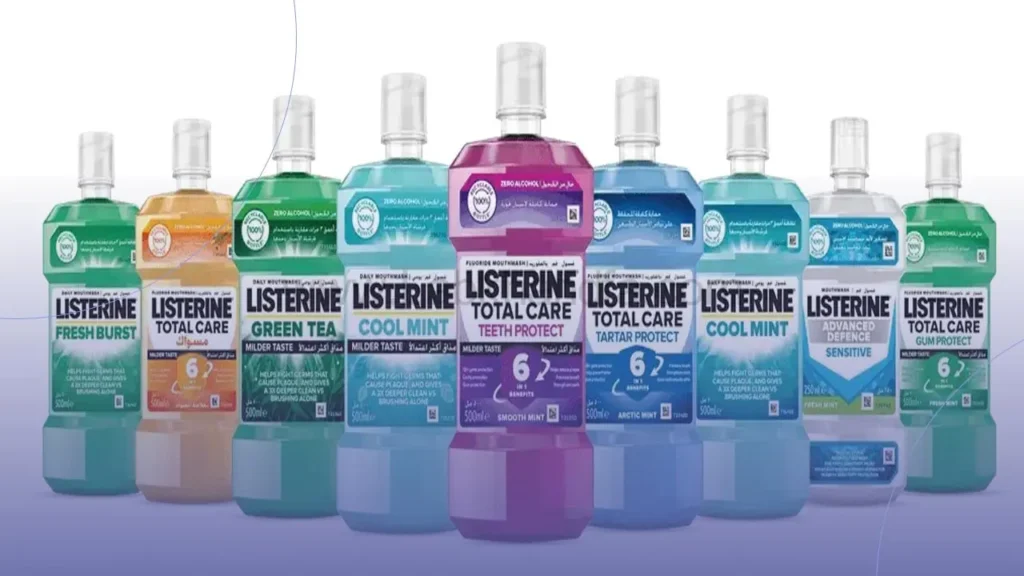 دهانشویه های رنگی برای تمیزکردن الاینرهای نامرئی