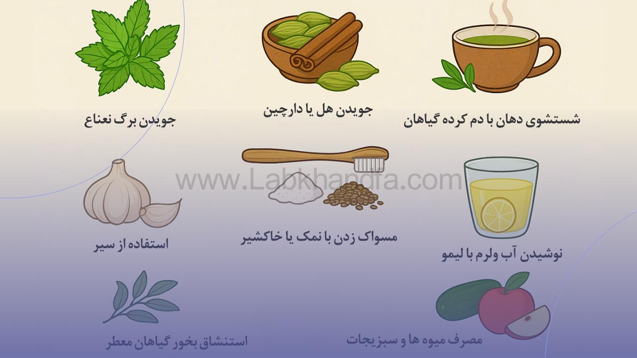رفع بوی بد دهان در طب سنتی