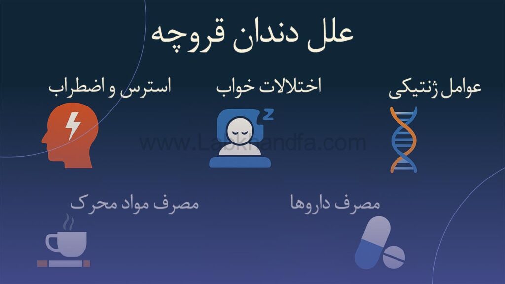 علل دندان قروچه