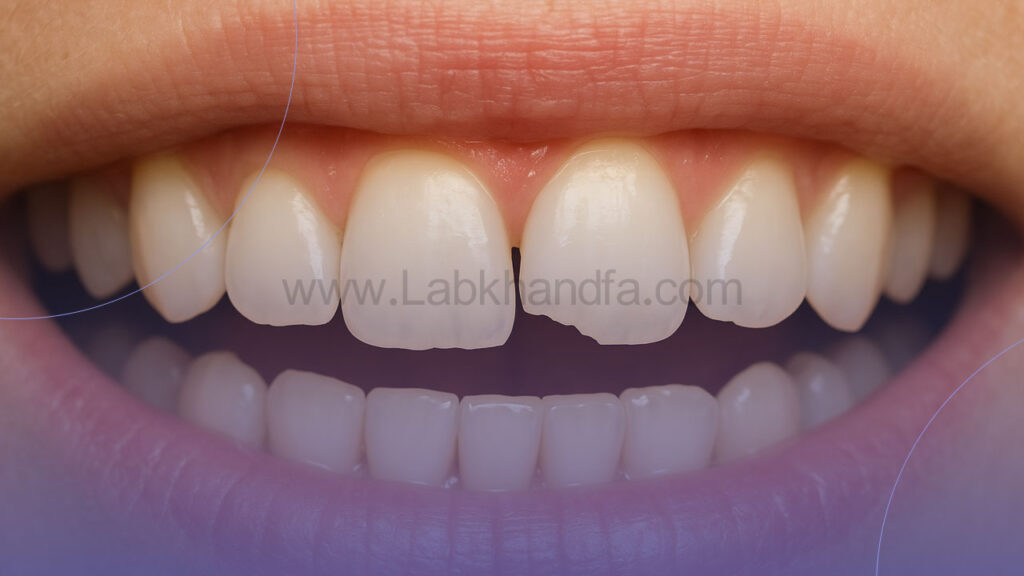 شکستگی دندان جلو